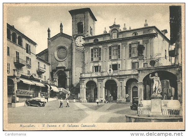 Moncalieri(Torino)-Il Duomo E Il Palazzo Comunale - Moncalieri