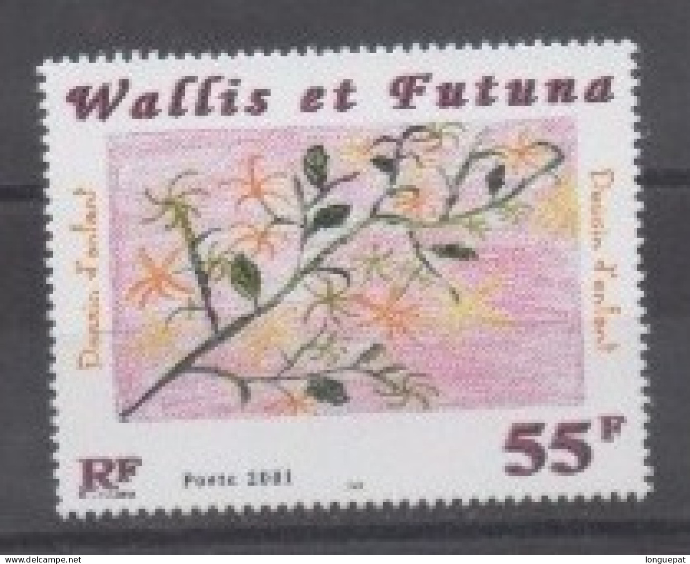 WALLIS Et FUTUNA : Dessins D'enfants - Fleurs - Enfance - Jeunesse - - Unused Stamps