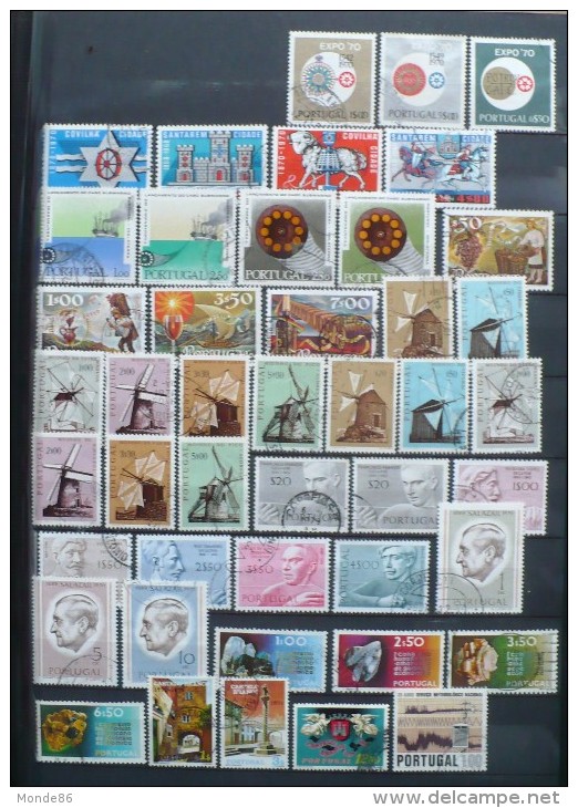 PORTUGAL - Lot De Timbres (o) Des Années 70 & 80 - TB - Lotes & Colecciones