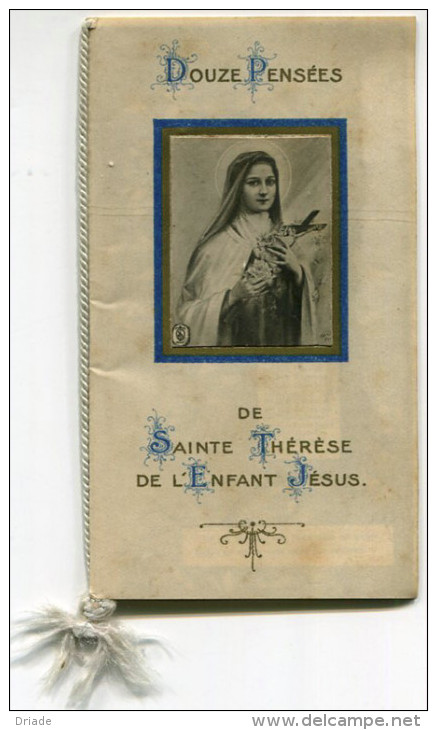 CALENDARIETTO SANTA TERESA DEL BAMBINO GESù SANTIE THERESE DE L'ENFANT JESUS ANNO 1927 - Formato Piccolo : 1921-40