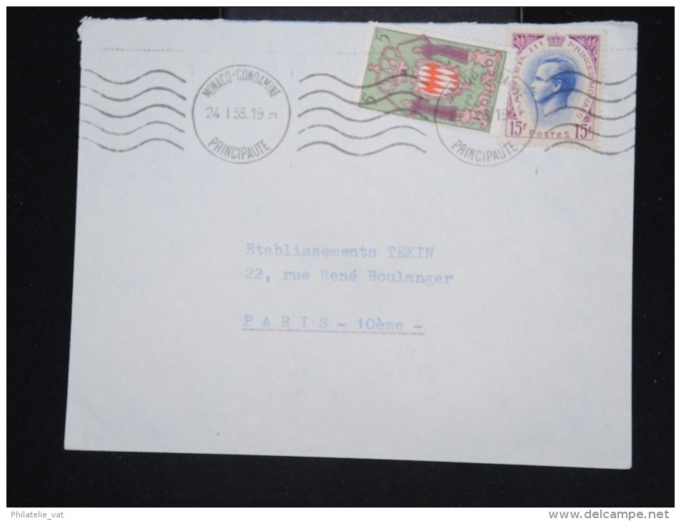 MONACO - Lot de 6 enveloppes période 1950/1960 - A étudier - Lot P12834
