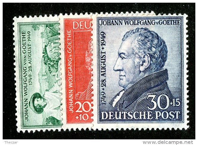 13437 - Germany 1949  Michel # 108-10*  ( Cat. 12.€ ) - Other & Unclassified