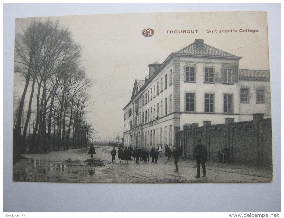 TORHOUT , Thourout    ,Carte  Postale, 1914/18  , 2 Scans - Torhout