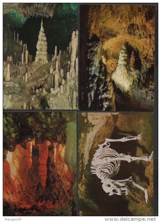 DF / ALLEMAGNE / BAVIÈRE / POTTENSTEIN / GROTTES / 4 CARTES POSTALES NON ÉCRITES - Pottenstein