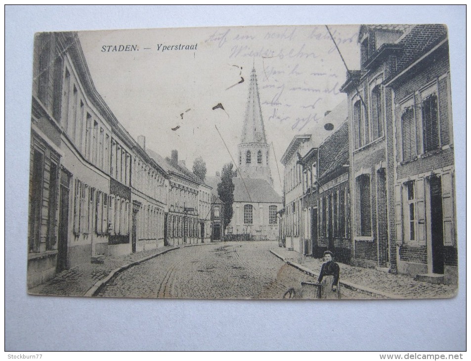 STADEN      ,Carte  Postale Militaire 1914/18  2 Scans - Staden