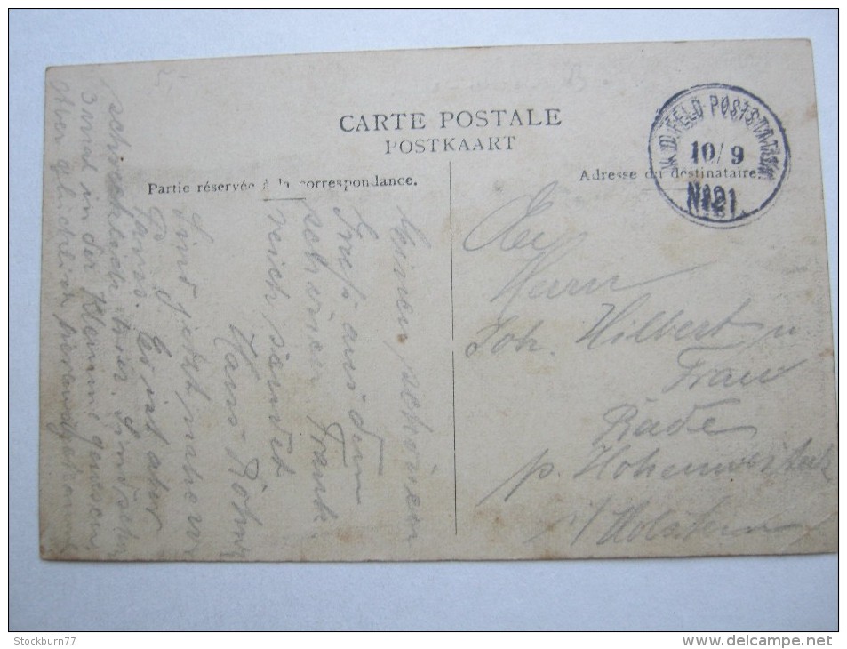Braine-le-Comte  ,Carte  Postale Militaire 1914/18  , 2 Scans - Braine-le-Comte