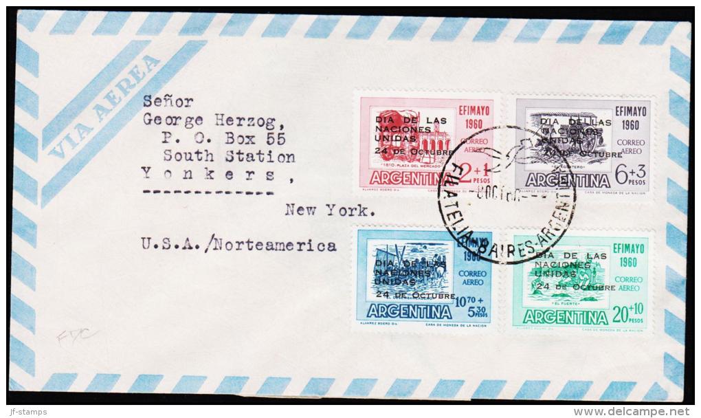 1960. UN FDC. 8. OCT. 1960.  (Michel: 749-752) - JF123011 - FDC