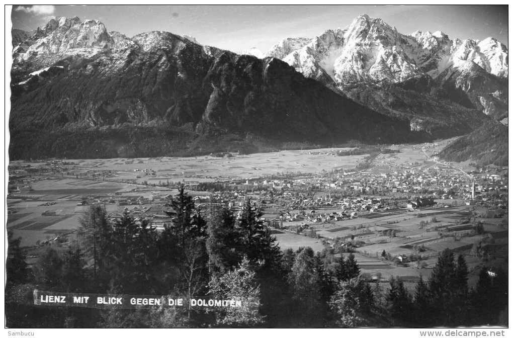 Lienz Mit Blick Gegen Die Dolomiten 1955 - Lienz