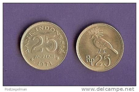 INDONESIA 1971 Used Coin 25 Rupiah KM34 - Indonesië