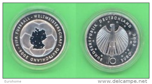 Duitsland 2003      WK Voetbal 2006    10 Euro  Letter A      Atelier A   UNC Uit De Rol  UNC Du Rouleaux - Allemagne