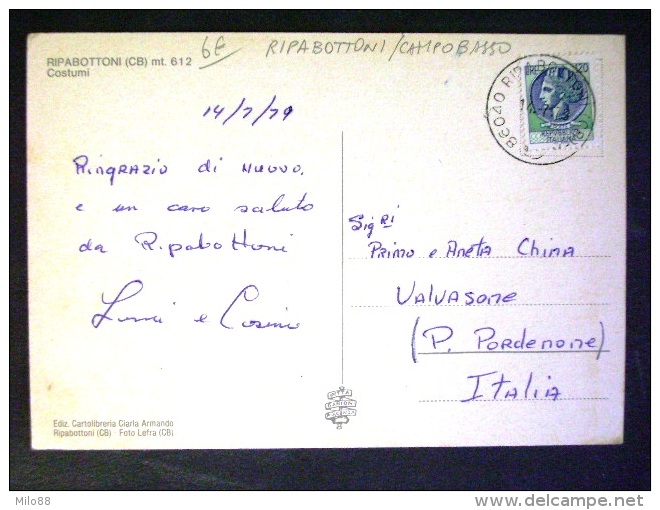 MOLISE -CAMPOBASSO -RIPABOTTONI -F.G. LOTTO N°479 - Campobasso