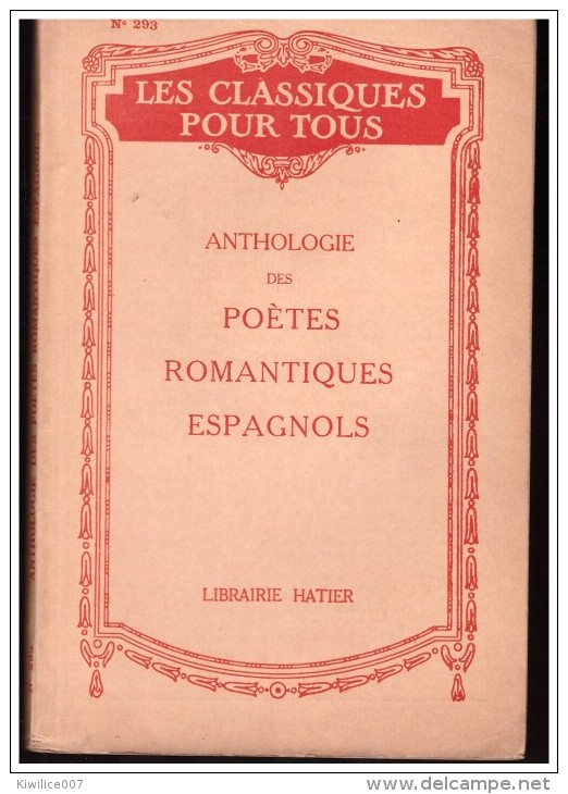 Anthologie Des Poètes Espagnols Romantiques - Poésie