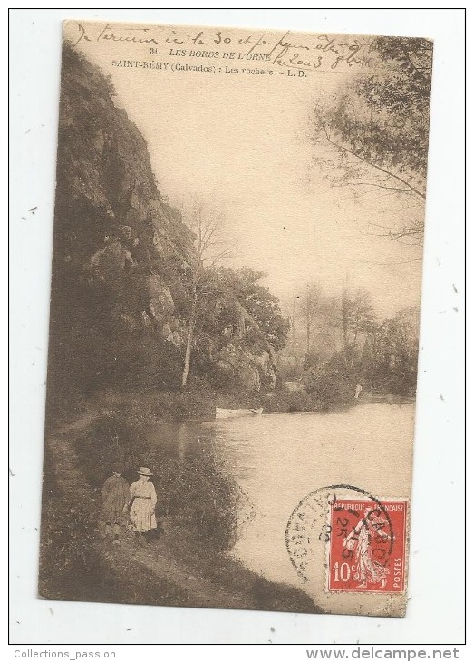 Cp , 14 , SAINT REMY , Les Rochers , Voyagée 1908 , Animée - Sonstige & Ohne Zuordnung