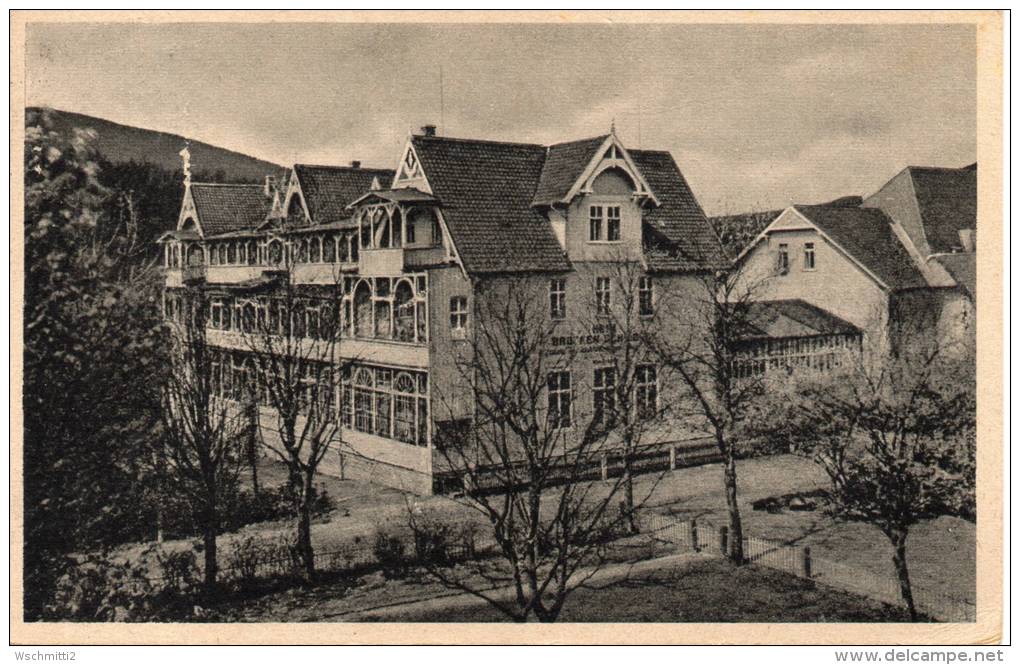 Ak  Heim BROCKEN-SCHEIDECK In SCHIERKE, 1931 Mit Herrl. SST Nach FRANKFURT - Schierke