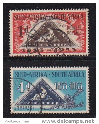 SOUTH AFRICA UNION 1953 Used Stamps Cape Triangular Nrs. 232-233 - Used Stamps