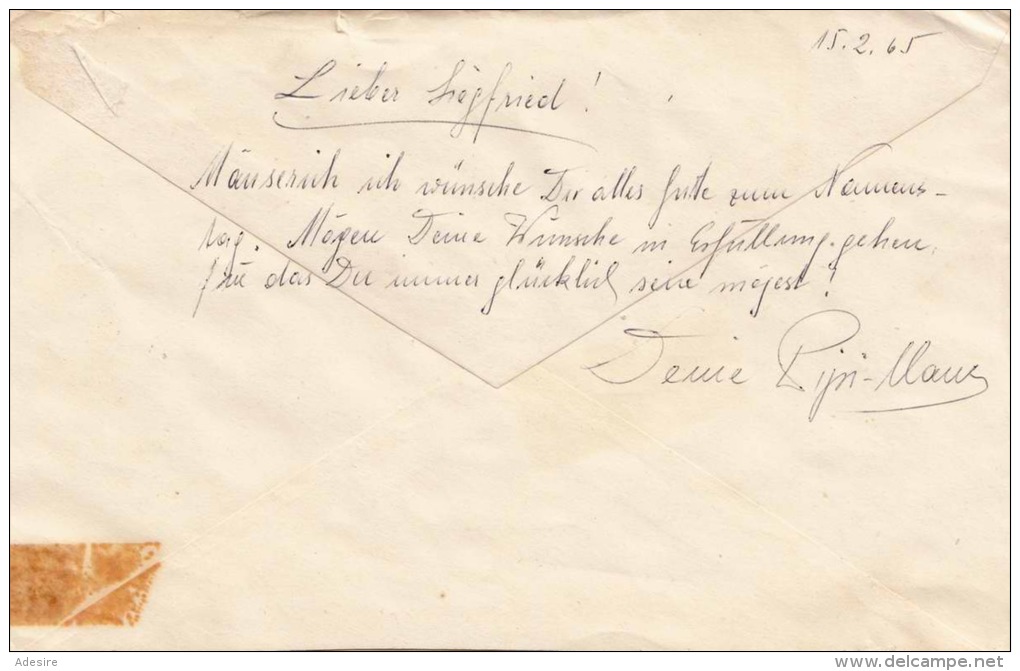 CHILE 1964 - 6 Fach Frankierter Brief Gel.v.Santiago N. Wien - Chile