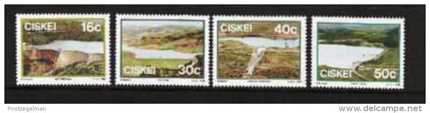 CISKEI, 1989, MNH Stamp(s), Dams,  Nr(s). 149-152 - Ciskei