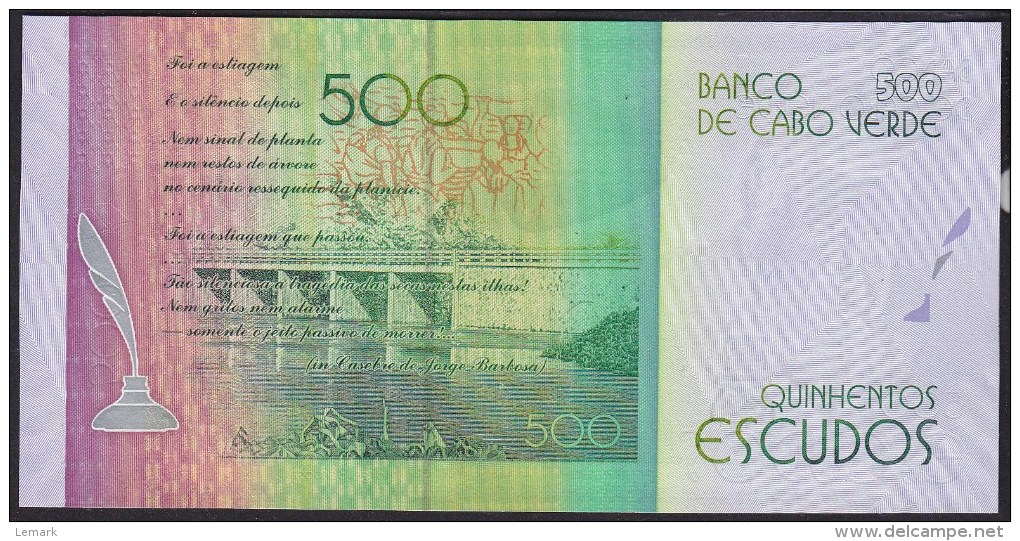 Cape Verde 500 Escudos 2015 Pnew UNC - Cape Verde