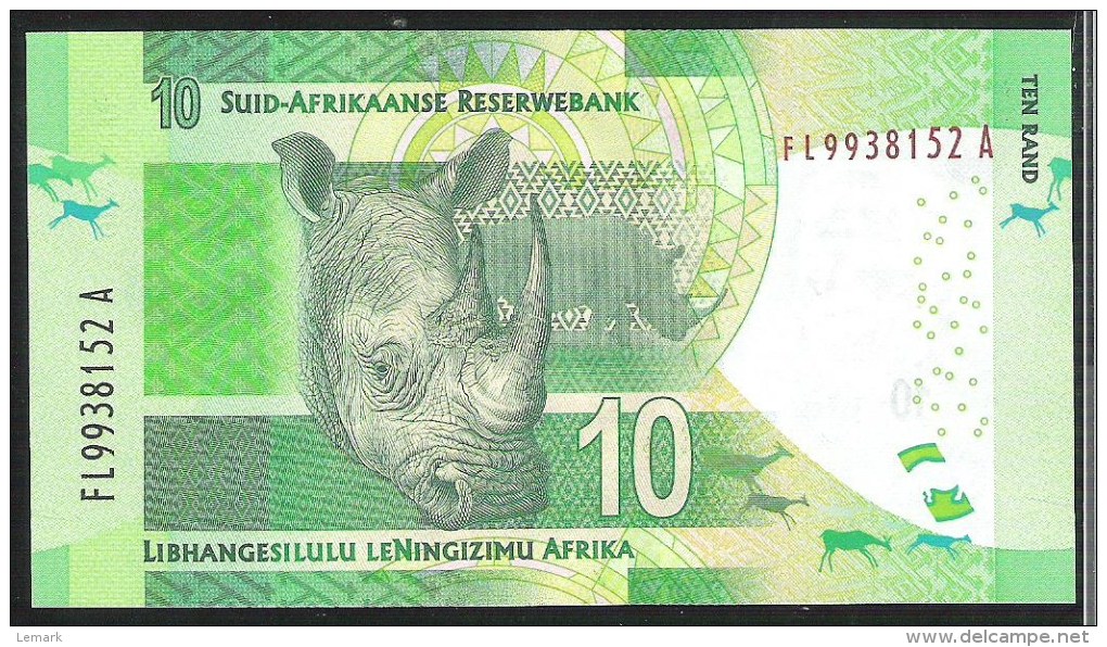 South Africa 10 Rand 2015 P133c UNC - Afrique Du Sud