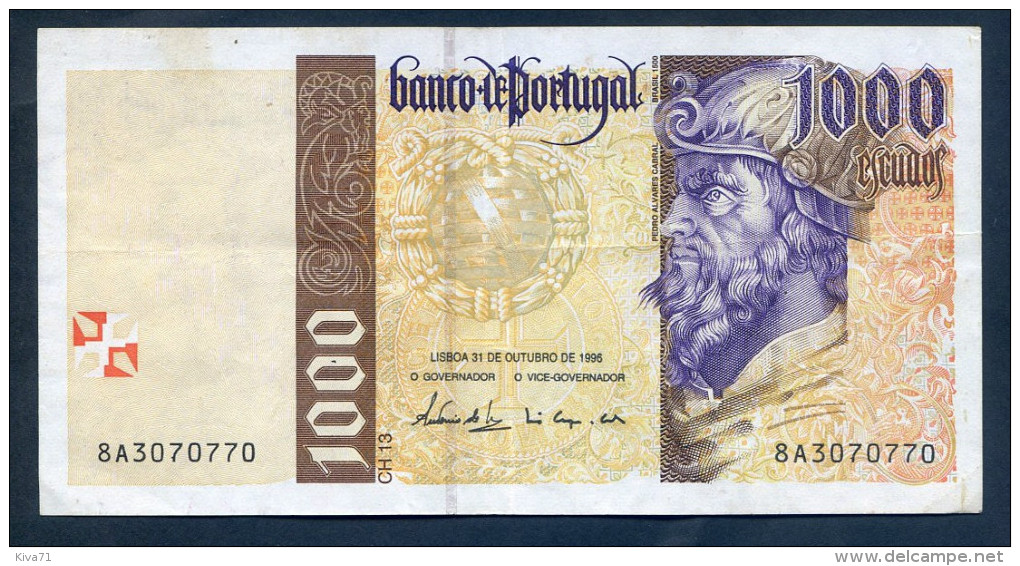 1000 Escudos "PORTUGAL"   4 Octobre 1996 TTB  Ro7 - Portugal