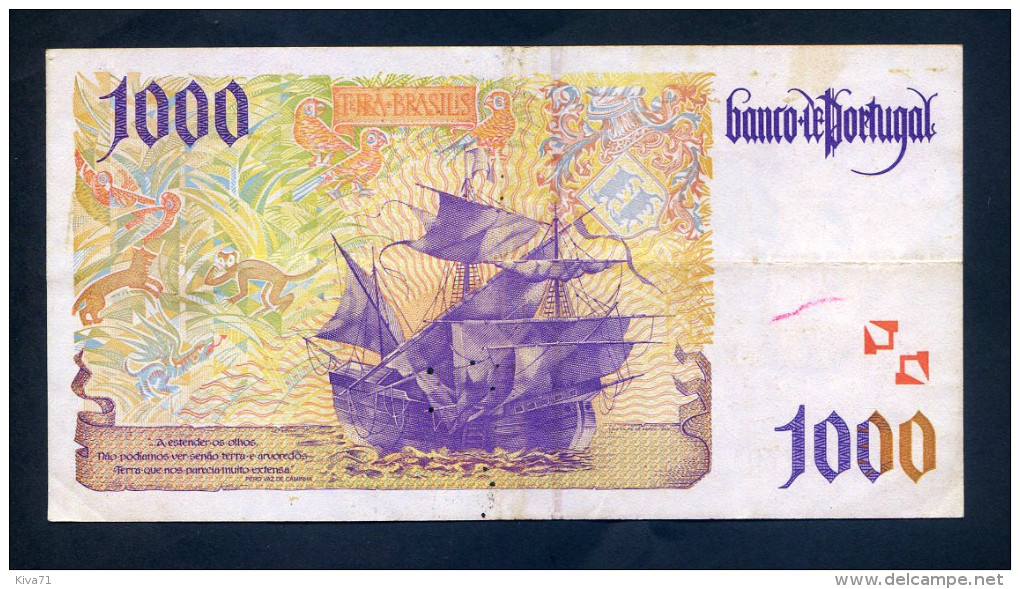 1000 Escudos "PORTUGAL"   4 Octobre 1996 TTB  Ro7 - Portugal