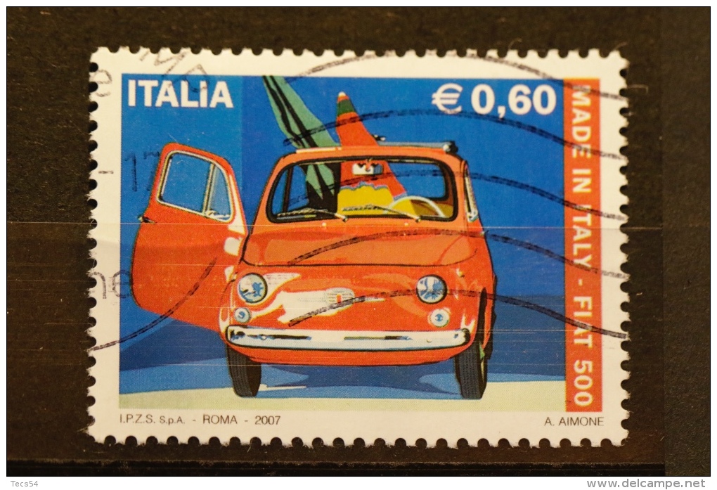 ITALIA USATI 2007 - FIAT 500 - RIF. G 1372 - QUALITA´ LUSSO - 2001-10: Usati