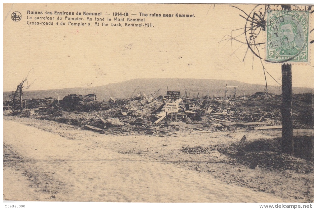 Kemmel    Ruines Des Environs De Kemmel    WOI 1914- 1918 Heuvelland     Nr 5379 - Heuvelland