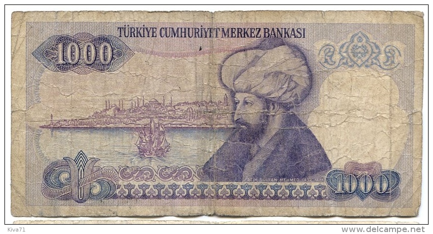 1000 Lira "TURQUIE"  1970    Ro64 - Turkey