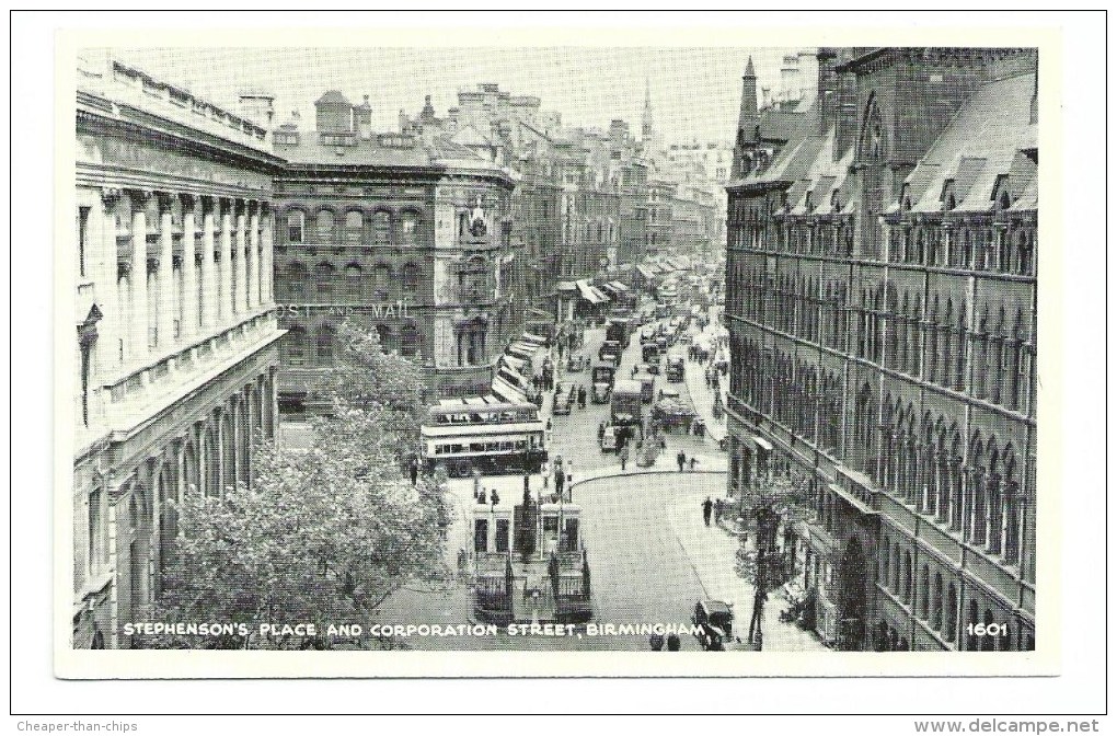 Birmingham - Stephenson's Place And Corporation Street - Birmingham