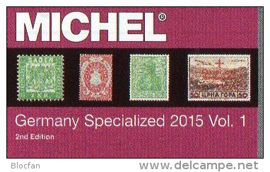 Germany Specialized Vol.I 2015 Neu 84€ Deutsche Reich Colonies Danzig Memel Stamps To 1945 Special Catalogue Deutschland - Supplies And Equipment