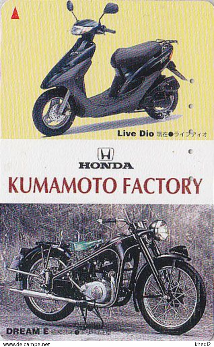 Télécarte JAPON / 110-016 - MOTO HONDA - MOTOR BIKE JAPAN Phonecard - MOTORRAD Telefonkarte - 391 - Motos