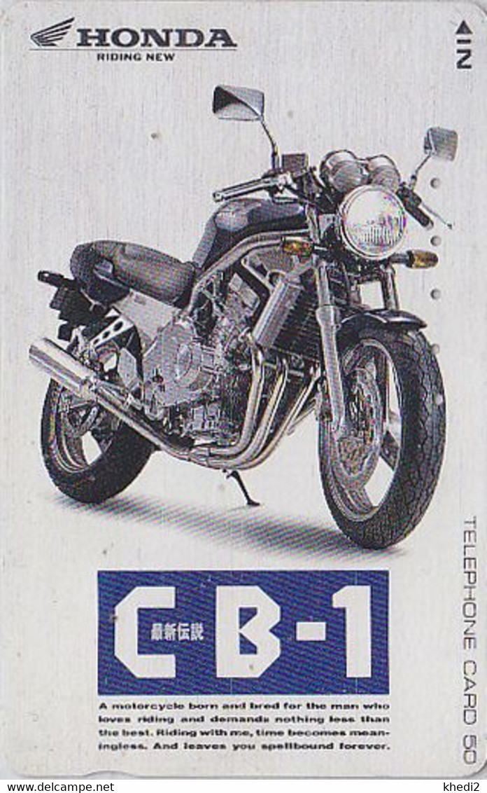 Télécarte JAPON / 110-011 - MOTO HONDA - MOTOR BIKE JAPAN Phonecard - MOTORRAD Telefonkarte - 392 - Motos