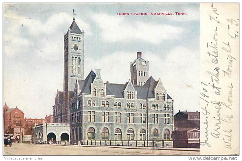 257303-Tennessee, Nashville, Union Station, Zibart Brothers - Nashville