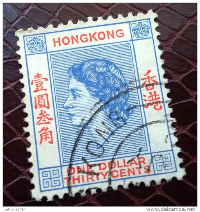 STAMPS 茅根 中國 -   HONG KONG 1952 Queen Elisabeth +4 Photo - Used Stamps