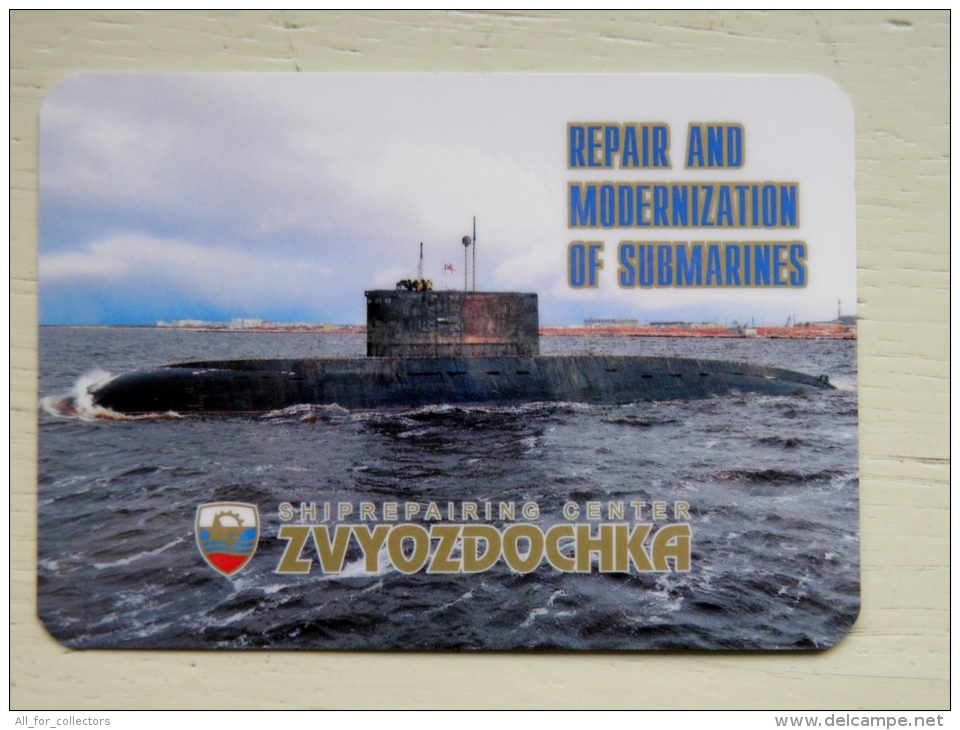 Calendar From Russia 2015 Submarine - Tamaño Pequeño : 2001-...