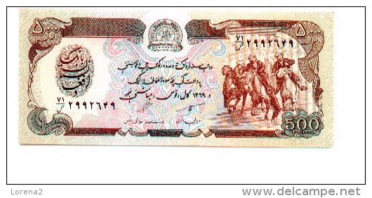 6-444. Billete Afganistan P-59. 500 Afganis - Afghanistán