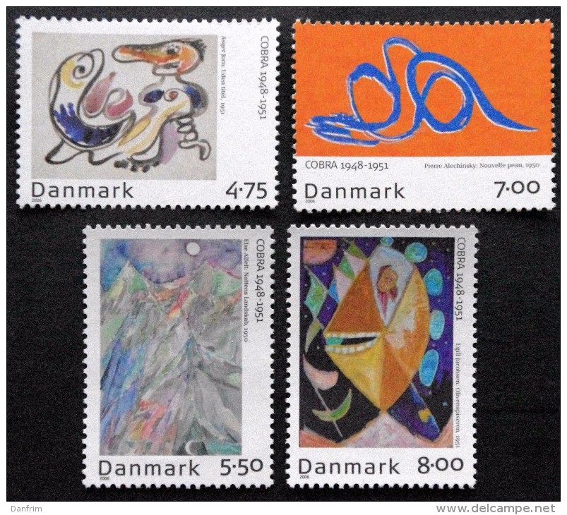 DENMARK 2006  KUNST COBRA  MInr.1446-49   MNH  (**)    ( Lot B 1003 ) - Neufs