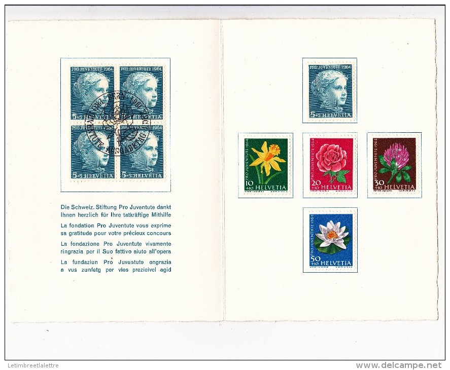 Helvetia "fleurs" N° 738 à 742* - ...-1845 Vorphilatelie