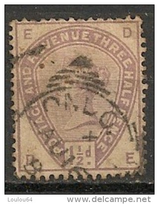 Timbres - Grande-Bretagne - 1883 - 1 1/2 P. - - Ohne Zuordnung