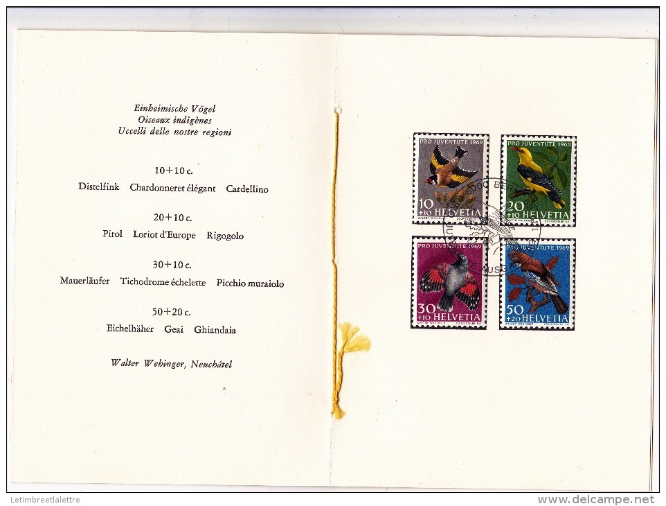N° 846 à 846 Obli Oiseaux - Briefe U. Dokumente
