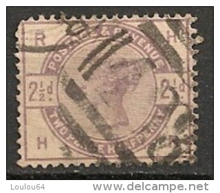 Timbres - Grande-Bretagne - 1883 - 2 1/2 P. - - Non Classés