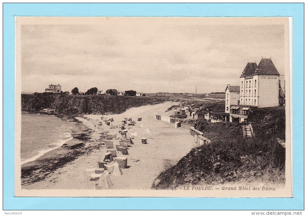 LE POULDU -- Grand Hôtel Des Bains - Le Pouldu