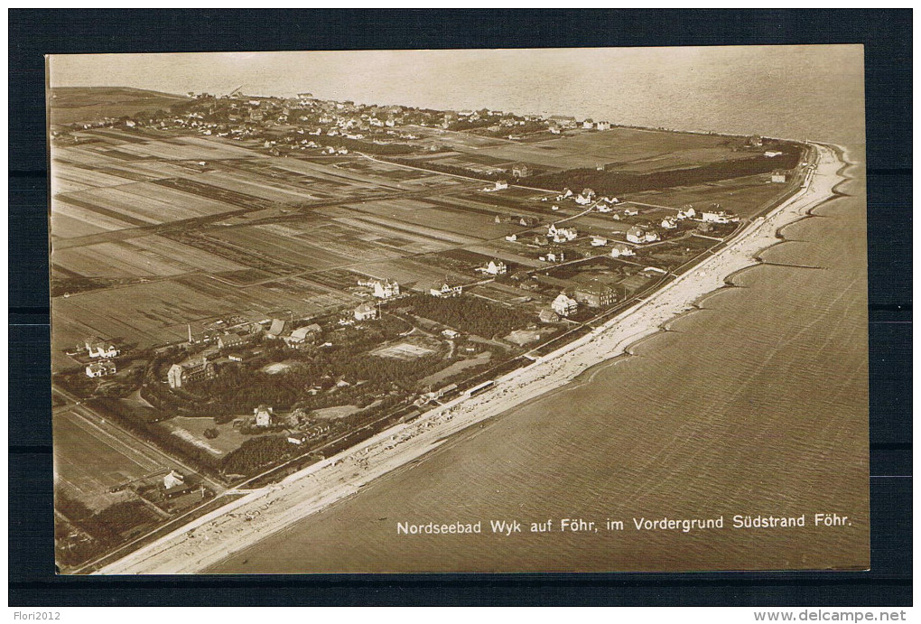 (1663) AK Nordseebad Wyk Auf Föhr, Im Fordergrund Südstrand Föhr - Föhr