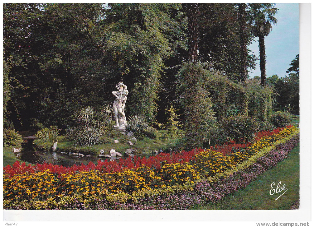 TARBES (65-Hautes Pyrénées), Jardin Massey, Allée Des Palmiers, Statue, Ed. Elcé 1970 Environ - Tarbes