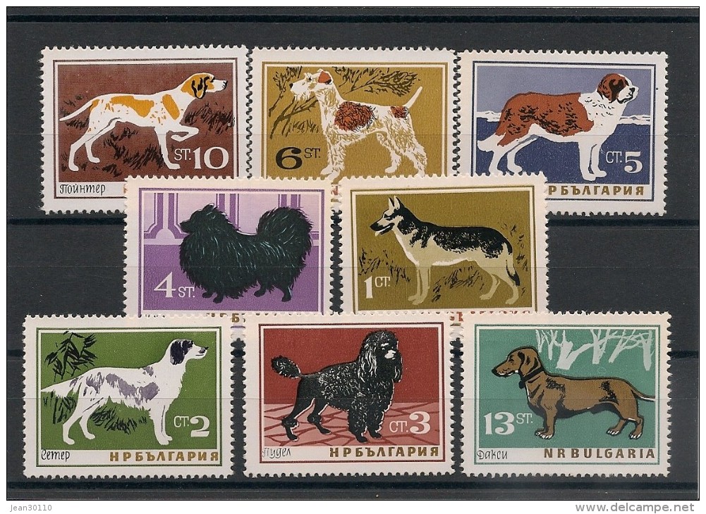 BULGARIE Chiens -Dogs N°Y/T : 1262/69** - Lots & Serien