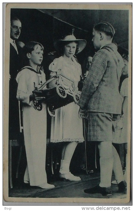 Bezoek Van Prinses Josephine-Charlotte En Prins Boudewijn Aan Eekloo 1939 - Eeklo