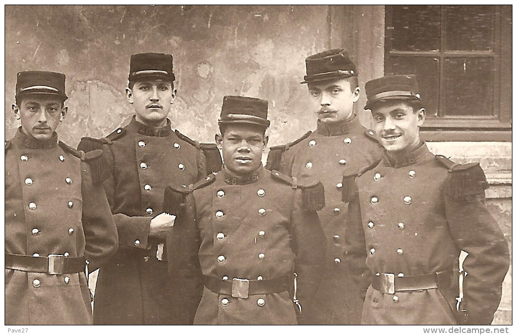 Carte Photo Militaire - 26e Regiment Infanterie (Nancy) Malgache Ou Antillais - Photo Octave Maxeville Nancy - Regimente