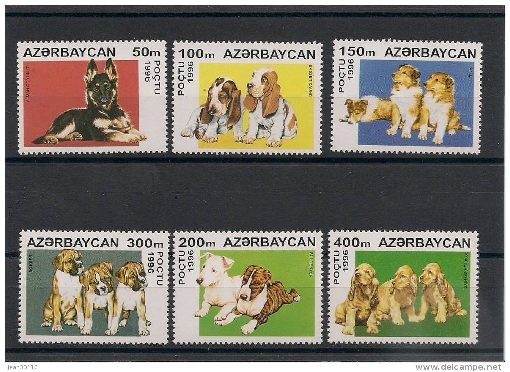 AZERBAIDJAN Chiens N° Y/T : 261/266** - Azerbaïjan