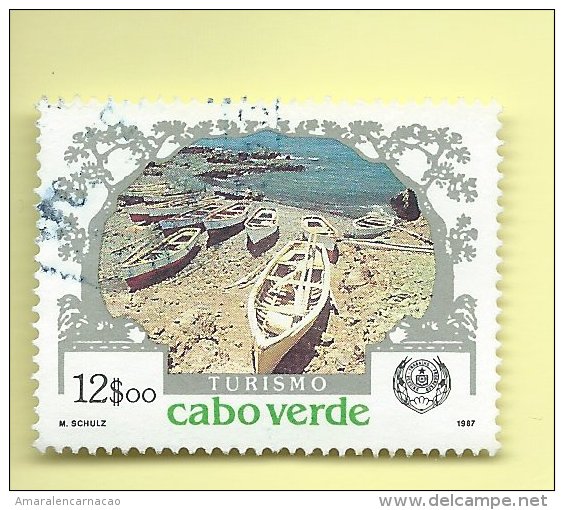 TIMBRES -  STAMPS - CAP VERT / CAPE VERDE - 1987 - TOURISME -  VUES DU CAP VERT - Cap Vert