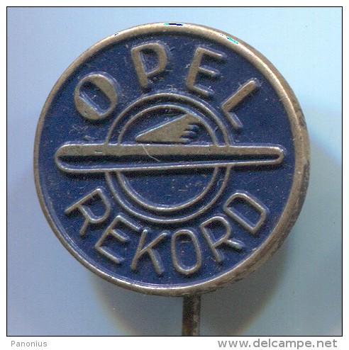 OPEL REKORD - Car Auto, Automobile, Vintage Pin, Badge - Opel